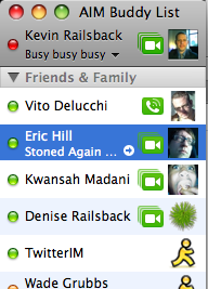 Stoned Again in iChat